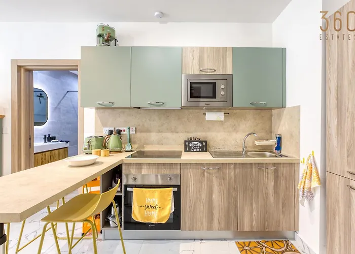 דירה Stylish & Authentic 1br With Terrace In By 360 Estates סליאמה